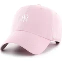 lippikset-kaareva-vaaleanpunainen-saadettava-nauha-clean-up-base-runner-new-york-yankees-mlb-47-brand