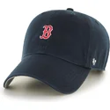 cap-kaareva-navy-blue-adjustable-strap-clean-up-base-runner-boston-red-sox-mlb-47-brand