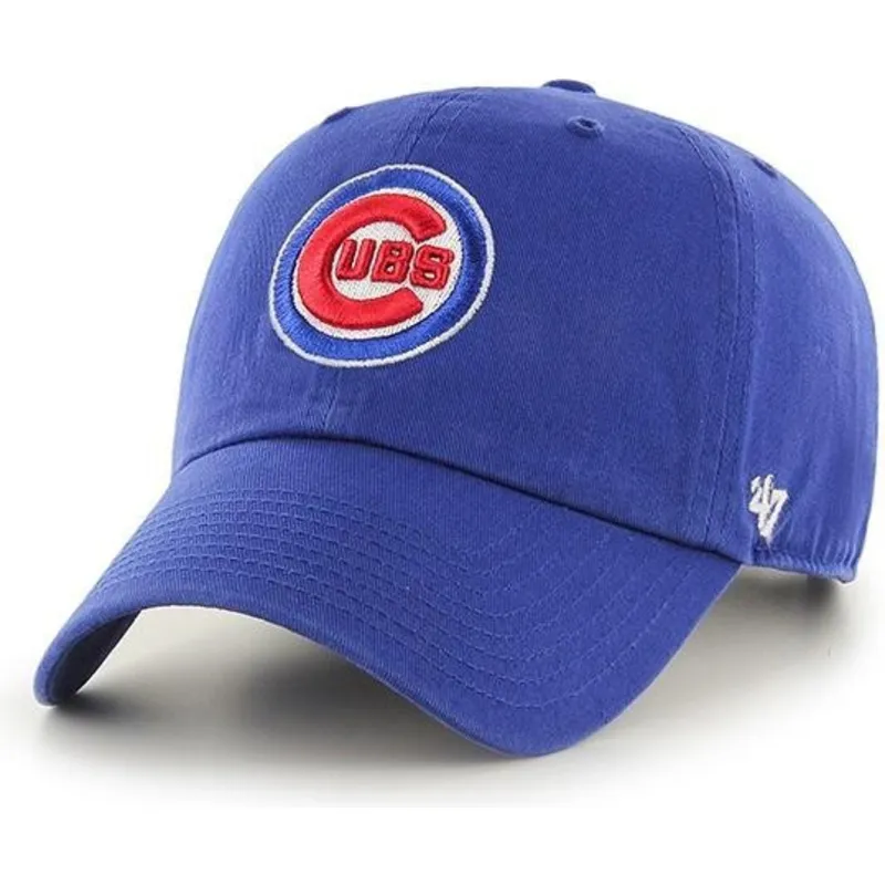 lippikset-kaareva-sininen-saadettava-nauha-clean-up-chicago-cubs-mlb-47-brand lippikset-kaareva-sininen-saadettava-nauha-clean-up-chicago-cubs-mlb-47-brand