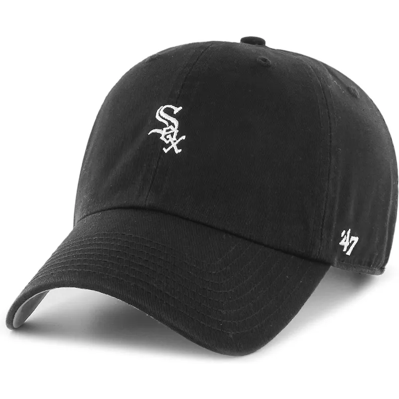 lippikset-kaareva-musta-saadettava-nauha-clean-up-base-runner-chicago-white-sox-mlb-47-brand