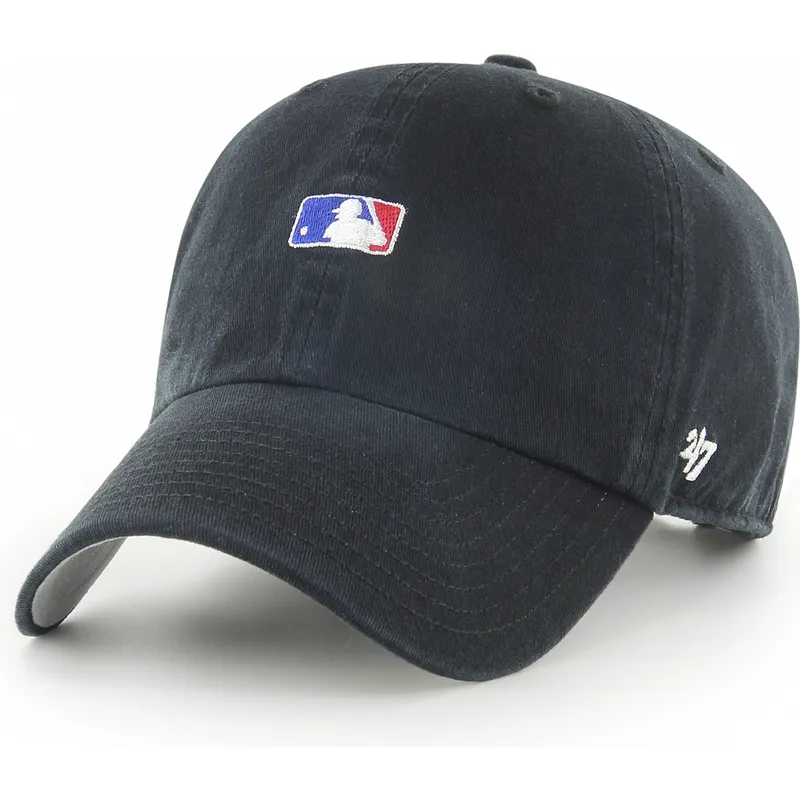 lippikset-kaareva-musta-saadettava-nauha-clean-up-base-runner-mlb-47-brand