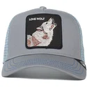 lippikset-kaareva-rekka-harmaa-snapback-wolf-the-farm-goorin-bros