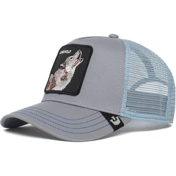 lippikset-kaareva-rekka-harmaa-snapback-wolf-the-farm-goorin-bros