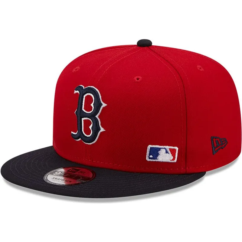 lippikset-littea-punainen-snapback-9fifty-team-arch-boston-red-sox-mlb-new-era