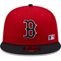 lippikset-littea-punainen-snapback-9fifty-team-arch-boston-red-sox-mlb-new-era