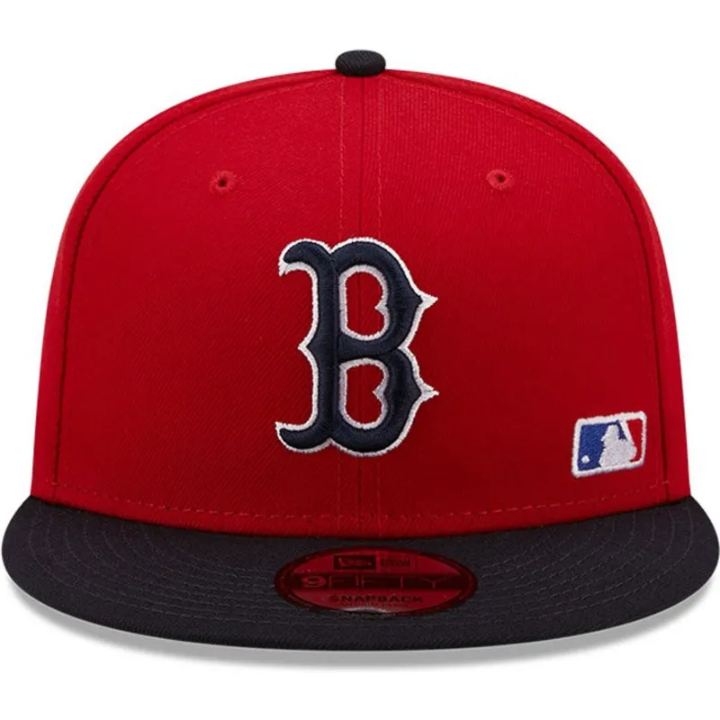 lippikset-littea-punainen-snapback-9fifty-team-arch-boston-red-sox-mlb-new-era