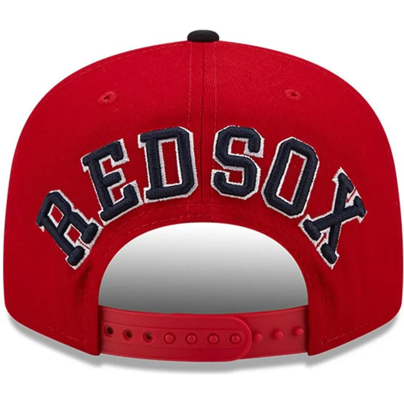 lippikset-littea-punainen-snapback-9fifty-team-arch-boston-red-sox-mlb-new-era