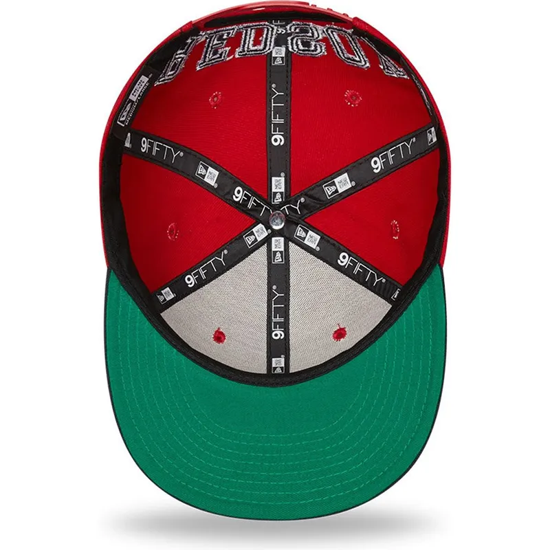 lippikset-littea-punainen-snapback-9fifty-team-arch-boston-red-sox-mlb-new-era