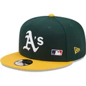 lippikset-littea-vihrea-snapback-9fifty-team-arch-oakland-athletics-mlb-new-era