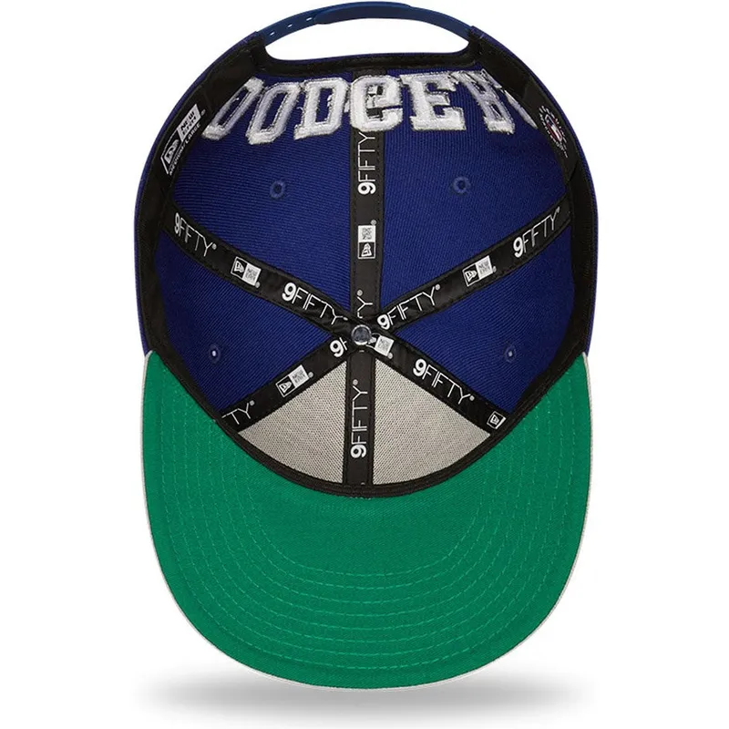 lippikset-littea-sininen-snapback-9fifty-team-arch-los-angeles-dodgers-mlb-new-era