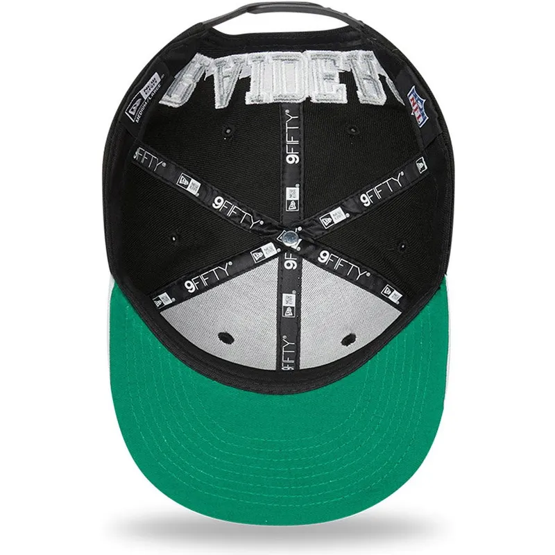 lippikset-littea-musta-snapback-9fifty-team-arch-las-vegas-raiders-nfl-new-era