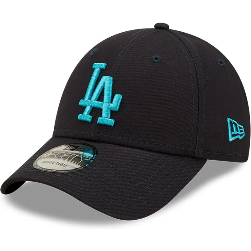 lippikset-kaareva-laivastonsininen-saadettava-nauha-9forty-league-essential-los-angeles-dodgers-mlb-new-era