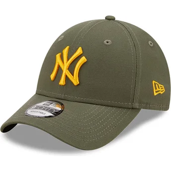 lippikset-kaareva-vihrea-saadettava-nauha-9forty-league-essential-new-york-yankees-mlb-new-era