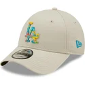lippikset-kaareva-harmaa-saadettava-nauha-9forty-camo-infill-los-angeles-dodgers-mlb-new-era