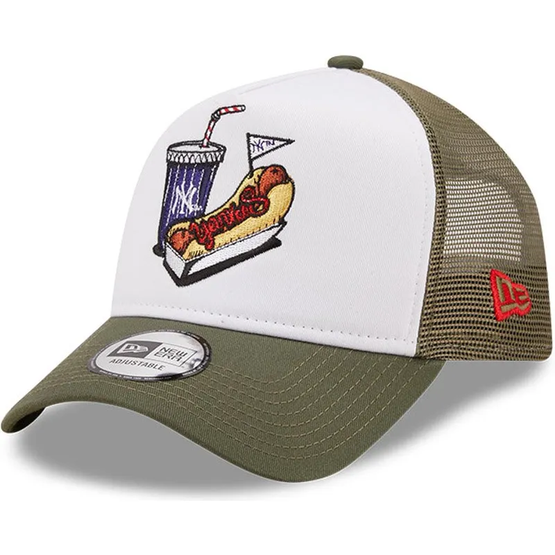 lippikset-kaareva-rekka-valkoinen-snapback-a-frame-stadium-food-hot-dog-new-york-yankees-mlb-new-era