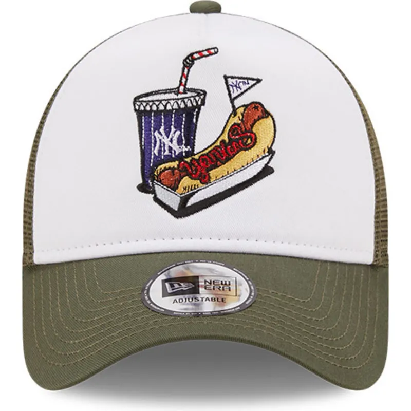 lippikset-kaareva-rekka-valkoinen-snapback-a-frame-stadium-food-hot-dog-new-york-yankees-mlb-new-era