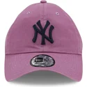 lippikset-kaareva-violetti-saadettava-nauha-9twenty-essential-casual-classic-new-york-yankees-mlb-new-era