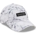 lippikset-kaareva-valkoinen-saadettava-nauha-9forty-clear-marble-le-louvre-new-era