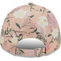 lippikset-kaareva-vaaleanpunainen-saadettava-nauha-9forty-floral-los-angeles-dodgers-mlb-new-era