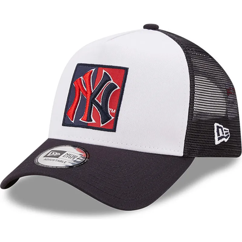 lippikset-kaareva-rekka-laivastonsininen-snapback-a-frame-frame-team-patch-new-york-yankees-mlb-new-era lippikset-kaareva-rekka-laivastonsininen-snapback-a-frame-frame-team-patch-new-york-yankees-mlb-new-era