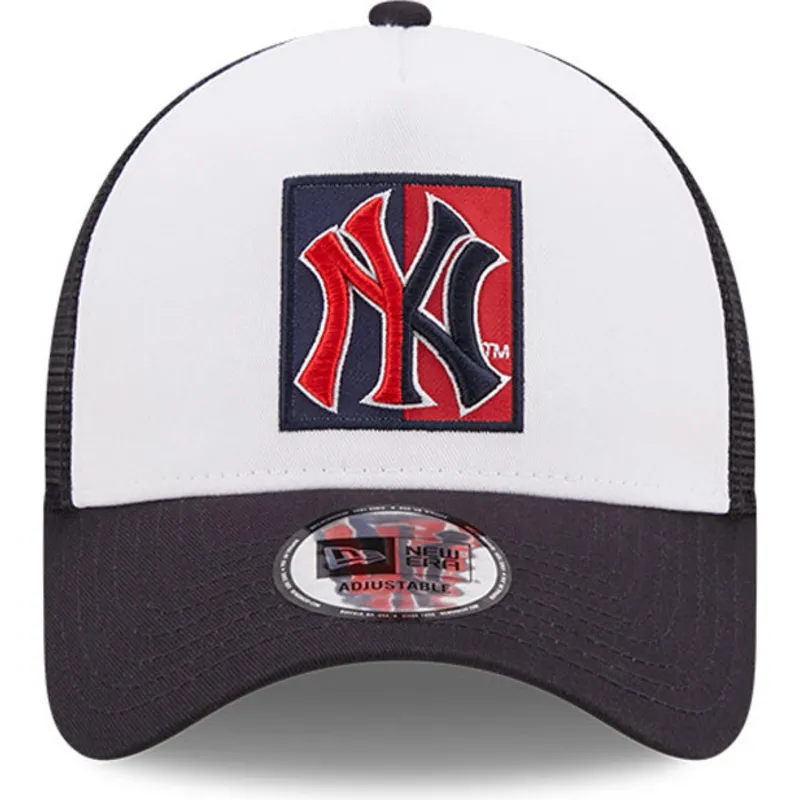 lippikset-kaareva-rekka-laivastonsininen-snapback-a-frame-frame-team-patch-new-york-yankees-mlb-new-era lippikset-kaareva-rekka-laivastonsininen-snapback-a-frame-frame-team-patch-new-york-yankees-mlb-new-era