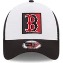 lippikset-kaareva-rekka-musta-snapback-a-frame-team-patch-boston-red-sox-mlb-new-era