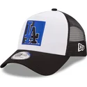 lippikset-kaareva-rekka-musta-snapback-a-frame-team-patch-los-angeles-dodgers-mlb-new-era
