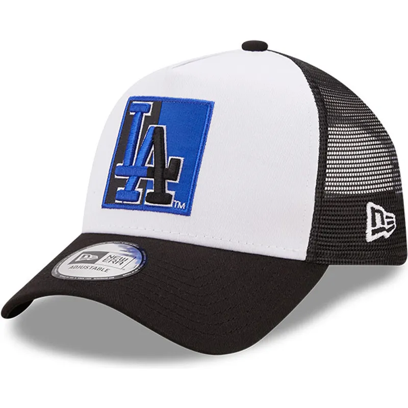 lippikset-kaareva-rekka-musta-snapback-a-frame-team-patch-los-angeles-dodgers-mlb-new-era