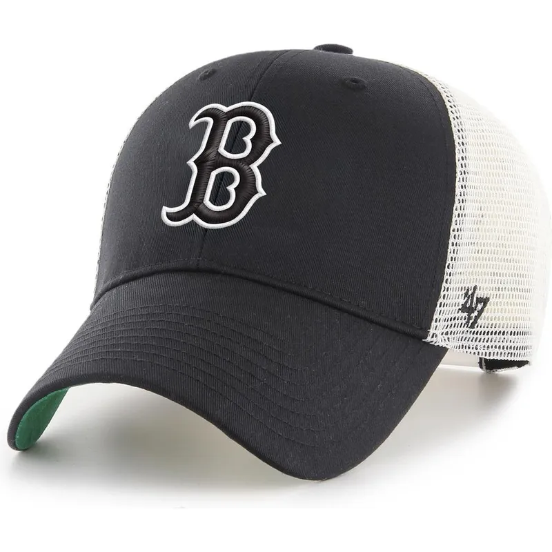 lippikset-kaareva-rekka-musta-snapback-mvp-branson-boston-red-sox-mlb-47-brand