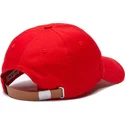 lacoste-curved-brim-contrast-strap-oversized-crocodile-red-adjustable-cap