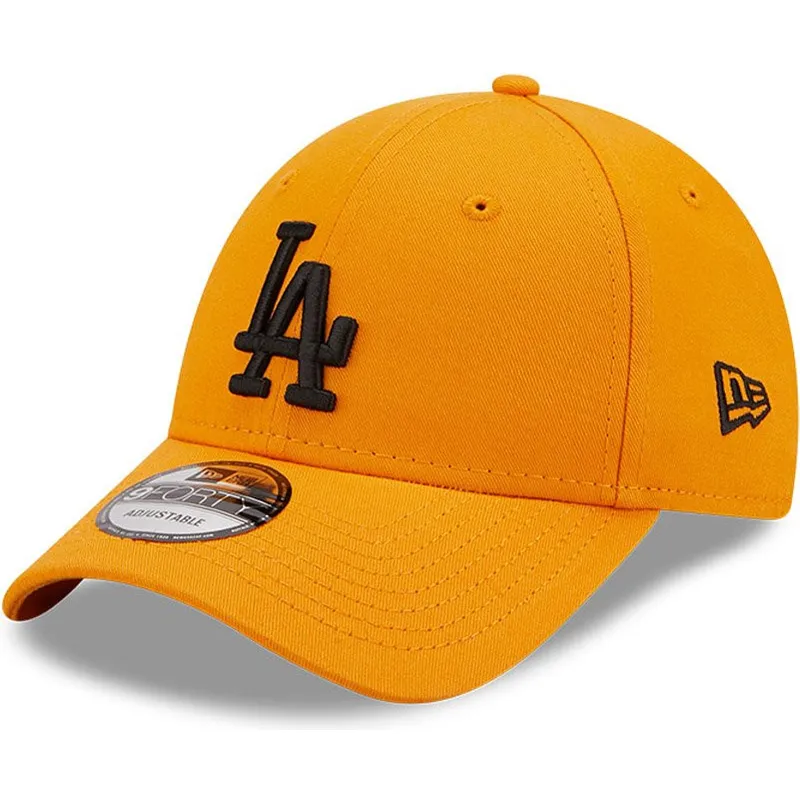 lippikset-kaareva-oranssi-saadettava-nauha-9forty-league-essential-los-angeles-dodgers-mlb-new-era
