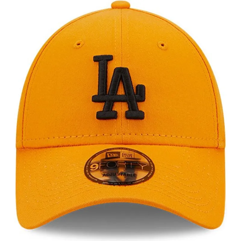 lippikset-kaareva-oranssi-saadettava-nauha-9forty-league-essential-los-angeles-dodgers-mlb-new-era