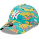 lippikset-kaareva-sininen-saadettava-nauha-9forty-camo-pack-new-york-yankees-mlb-new-era