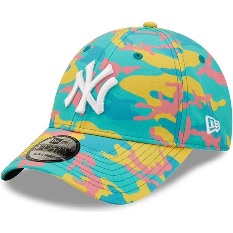 lippikset-kaareva-sininen-saadettava-nauha-9forty-camo-pack-new-york-yankees-mlb-new-era