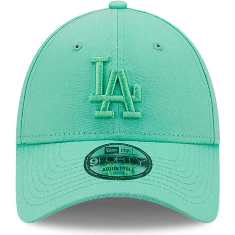 lippikset-kaareva-vihrea-saadettava-nauha-9forty-league-essential-los-angeles-dodgers-mlb-new-era