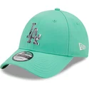 lippikset-kaareva-vihrea-saadettava-nauha-9forty-infill-los-angeles-dodgers-mlb-new-era