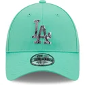 lippikset-kaareva-vihrea-saadettava-nauha-9forty-infill-los-angeles-dodgers-mlb-new-era
