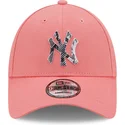 lippikset-kaareva-vaaleanpunainen-saadettava-nauha-9forty-infill-new-york-yankees-mlb-new-era