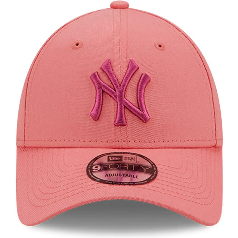 lippikset-kaareva-vaaleanpunainen-saadettava-nauha-9forty-league-essential-new-york-yankees-mlb-new-era