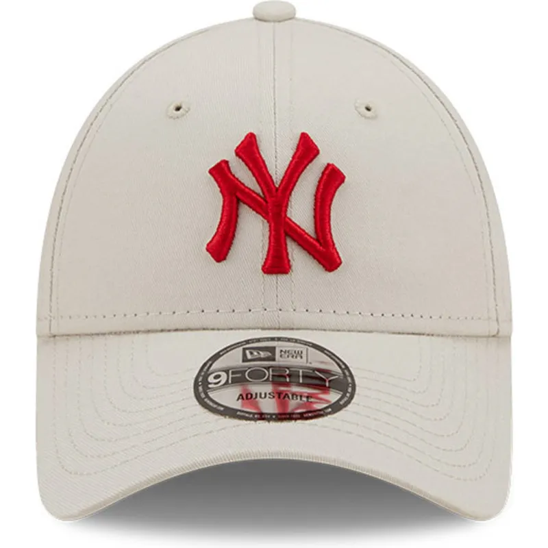 cap-kaareva-beige-adjustable-strap-9forty-league-essential-new-york-yankees-mlb-new-era cap-kaareva-beige-adjustable-strap-9forty-league-essential-new-york-yankees-mlb-new-era