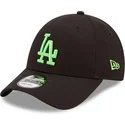 lippikset-kaareva-musta-saadettava-nauha-9forty-neon-pack-los-angeles-dodgers-mlb-new-era
