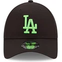 lippikset-kaareva-musta-saadettava-nauha-9forty-neon-pack-los-angeles-dodgers-mlb-new-era