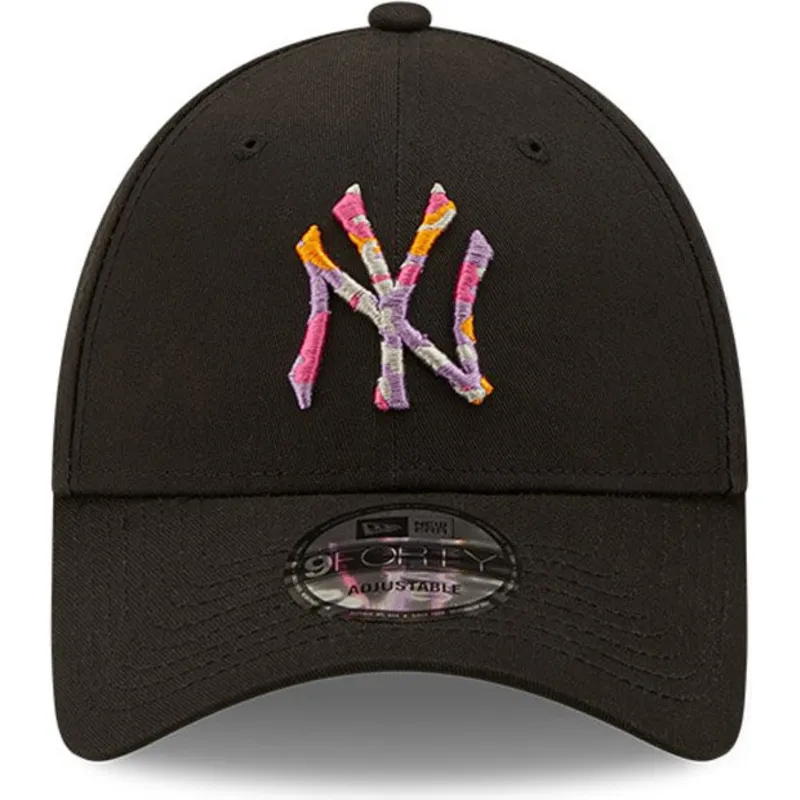 lippikset-kaareva-musta-saadettava-nauha-9forty-camo-infill-new-york-yankees-mlb-new-era
