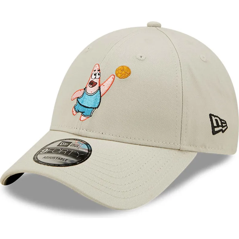 lippikset-kaareva-beige-saadettava-nauha-9forty-sporty-spongebob-ja-patrik-tahti-new-era