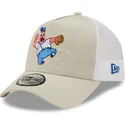 lippikset-kaareva-rekka-beige-snapback-a-frame-sporty-spongebob-ja-patrik-tahti-new-era