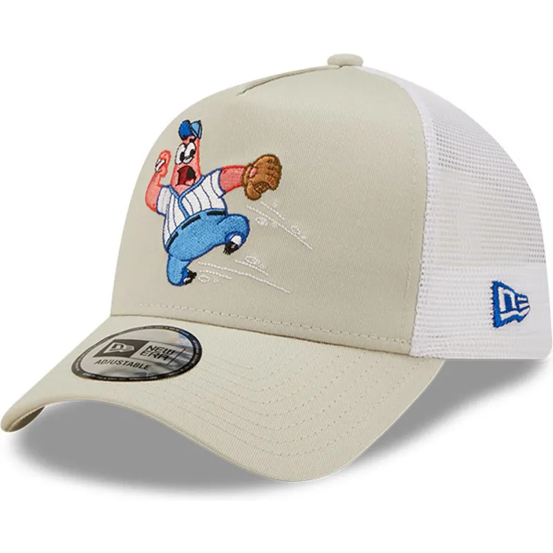 lippikset-kaareva-rekka-beige-snapback-a-frame-sporty-spongebob-ja-patrik-tahti-new-era lippikset-kaareva-rekka-beige-snapback-a-frame-sporty-spongebob-ja-patrik-tahti-new-era