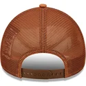 lippikset-kaareva-rekka-ruskea-snapback-a-frame-tonal-mesh-new-york-yankees-mlb-new-era
