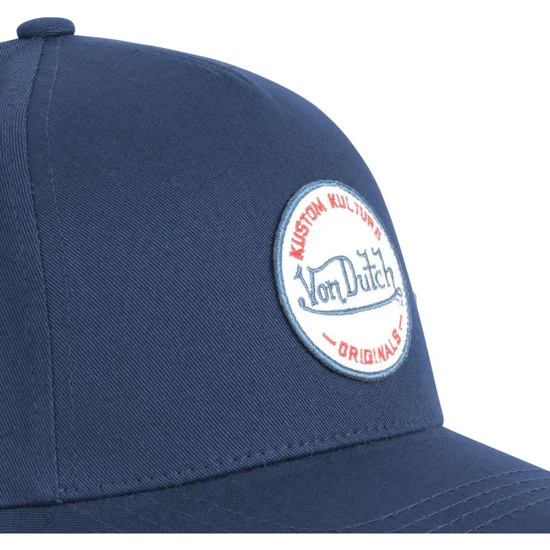 lippikset-kaareva-laivastonsininen-snapback-kustom-kulture-col-mar1-von-dutch
