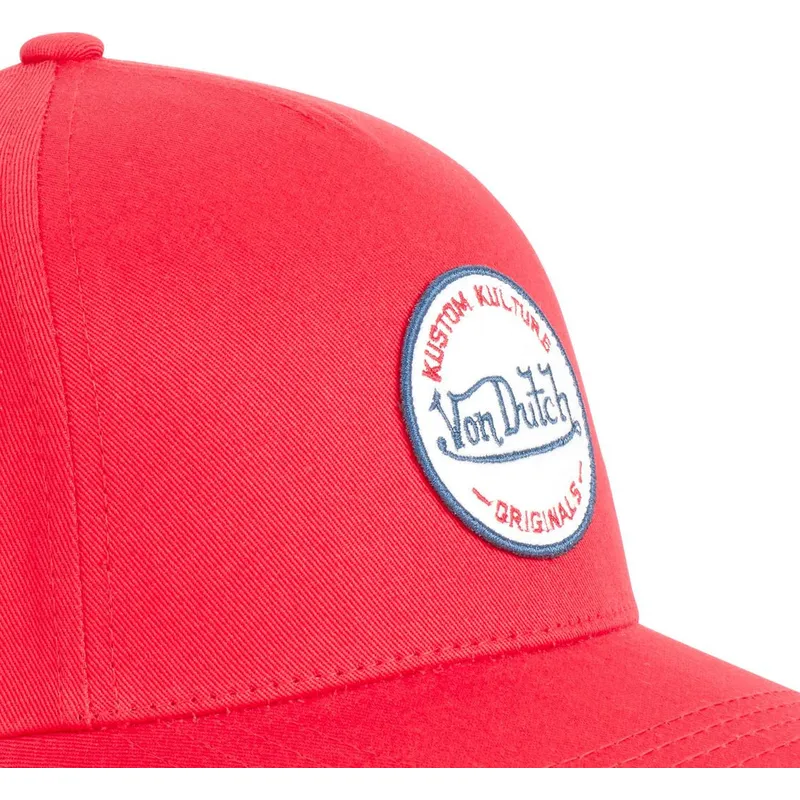 lippikset-kaareva-punainen-snapback-kustom-kulture-col-red1-von-dutch lippikset-kaareva-punainen-snapback-kustom-kulture-col-red1-von-dutch