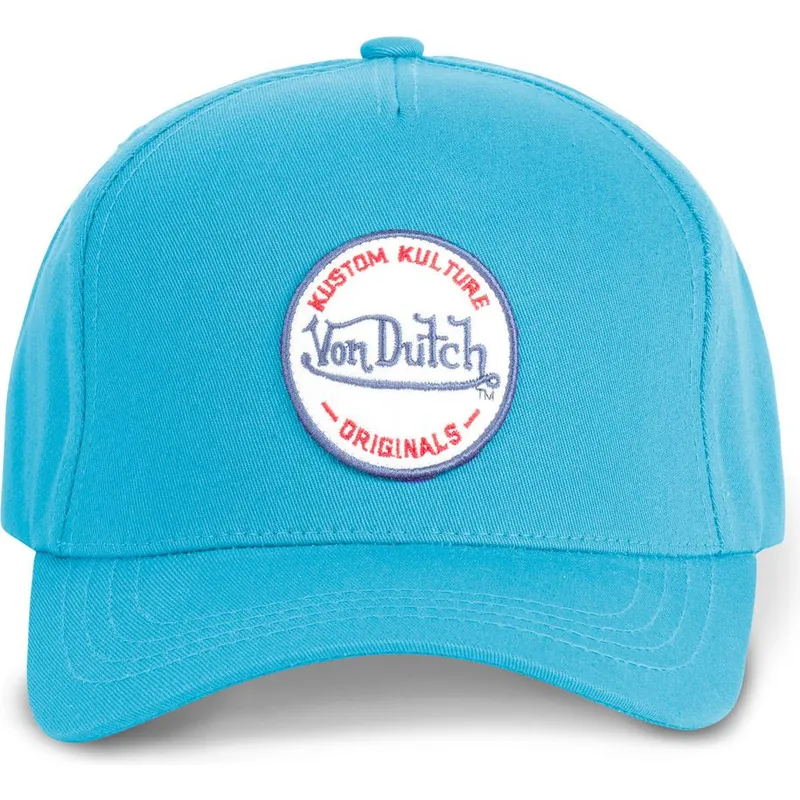 lippikset-kaareva-sininen-snapback-kustom-kulture-col-dblu-von-dutch